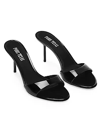Lidia Patent 70MM Mules