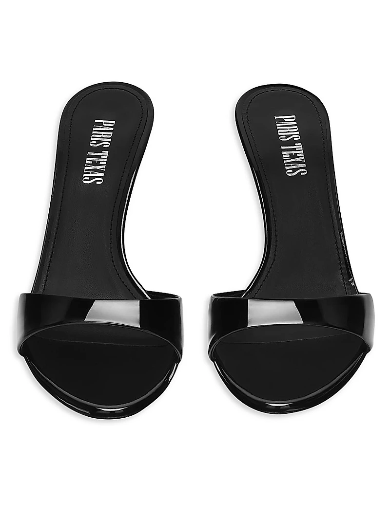 Lidia Patent 70MM Mules