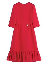 Crepe Couture Midi Dress