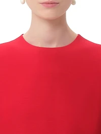 Crepe Couture Midi Dress