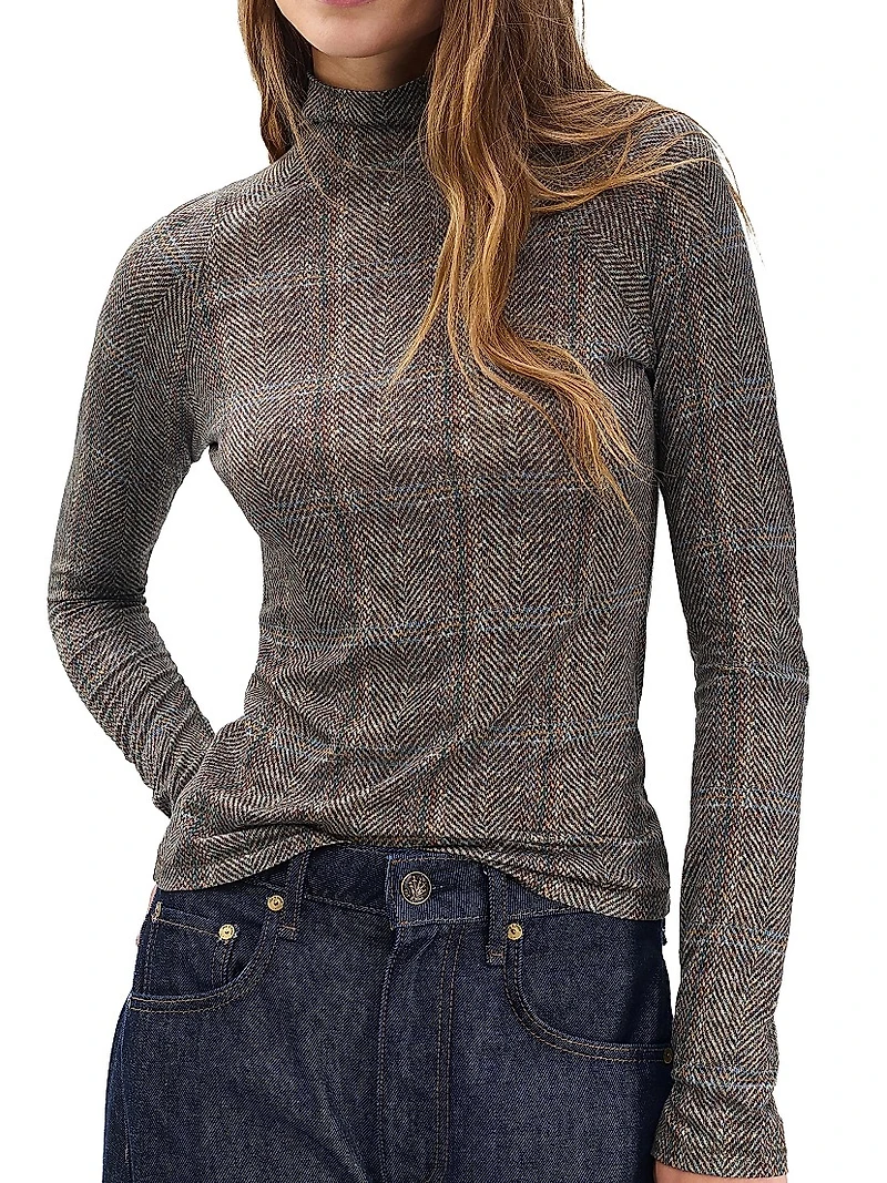 Shaw Plaid Cotton-Blend Shirt