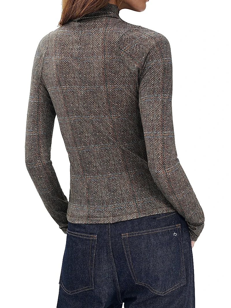 Shaw Plaid Cotton-Blend Shirt