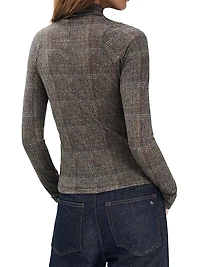 Shaw Plaid Cotton-Blend Shirt