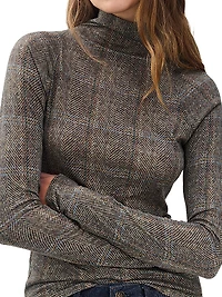 Shaw Plaid Cotton-Blend Shirt