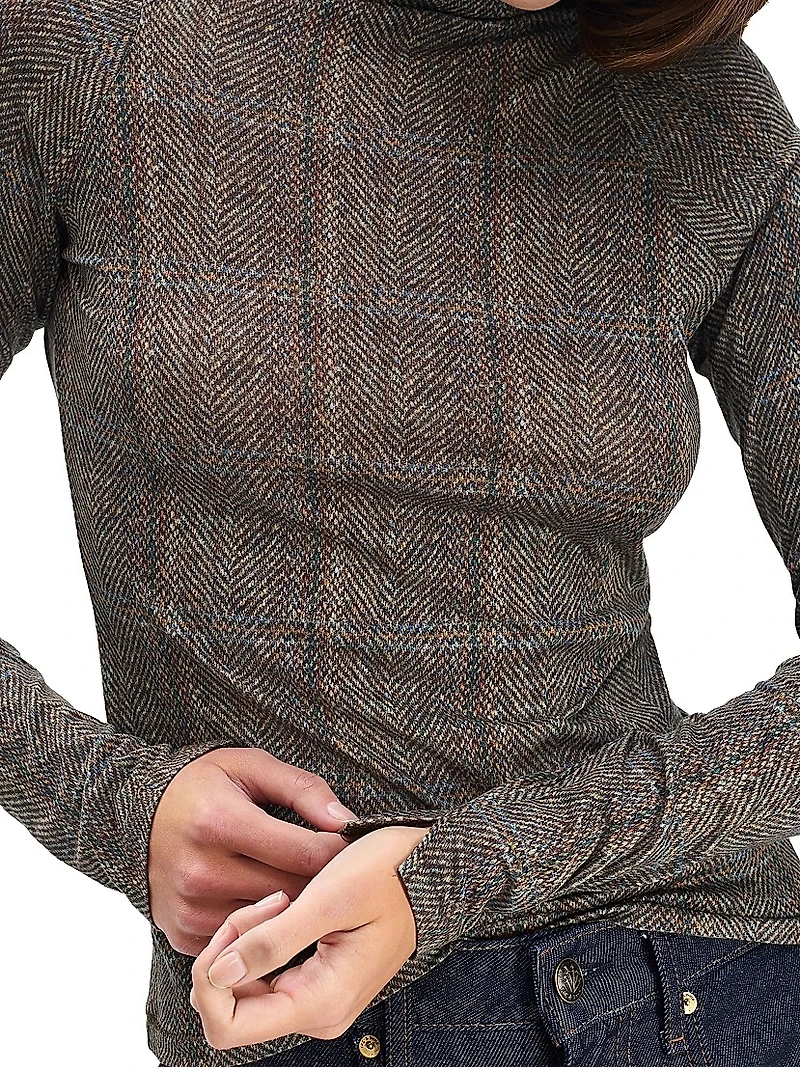 Shaw Plaid Cotton-Blend Shirt