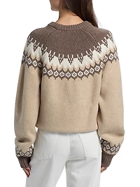 Fair Isle-Style Wool Sweater