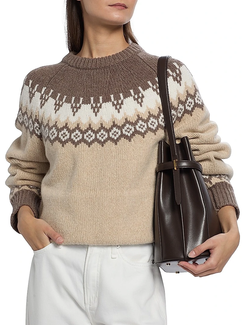 Fair Isle-Style Wool Sweater