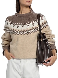 Fair Isle-Style Wool Sweater