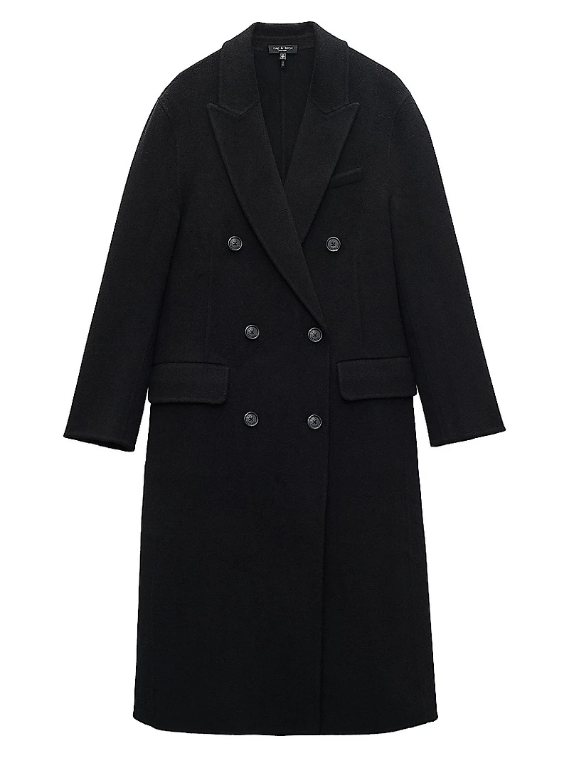 Vasso Wool-Blend Double-Breasted Coat