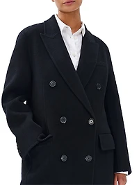 Vasso Wool-Blend Double-Breasted Coat