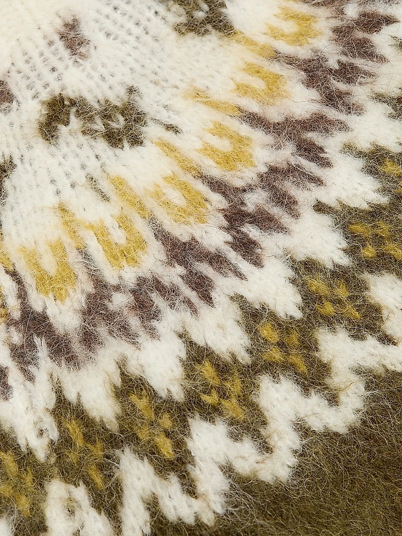 Beth Fair Isle-Inspired Alpaca-Blend Turtleneck Sweater