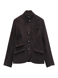 Slade Corduroy Single-Breasted Blazer