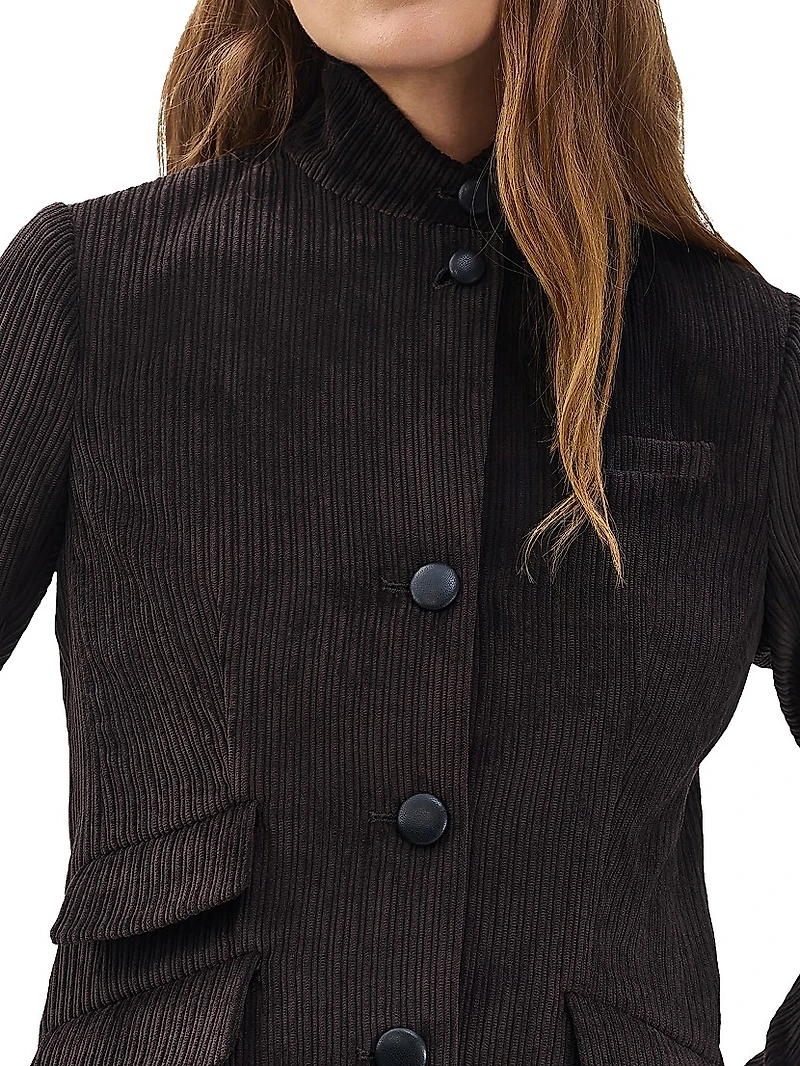 Slade Corduroy Single-Breasted Blazer