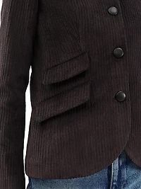 Slade Corduroy Single-Breasted Blazer