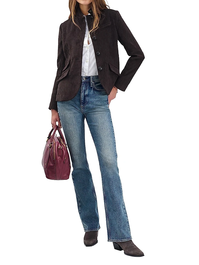 Slade Corduroy Single-Breasted Blazer