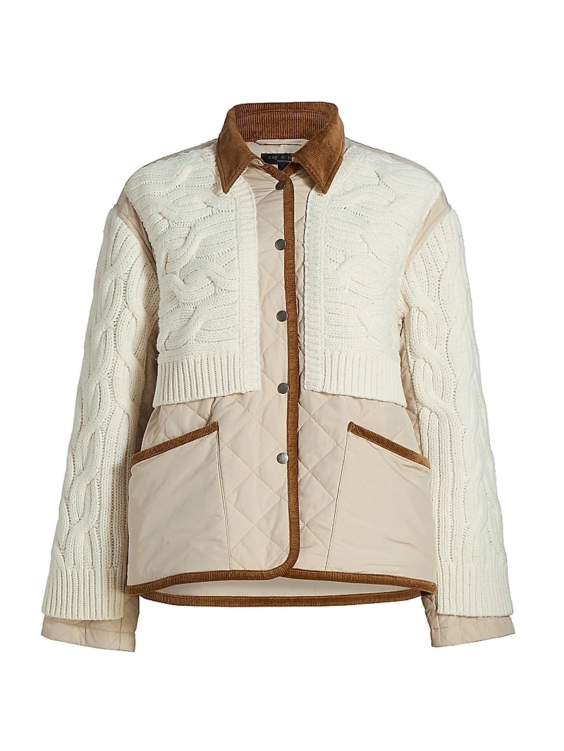 Ivy Mixed Media Jacket