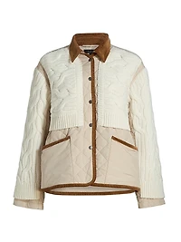 Ivy Mixed Media Jacket