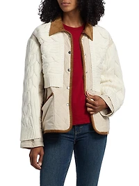 Ivy Mixed Media Jacket