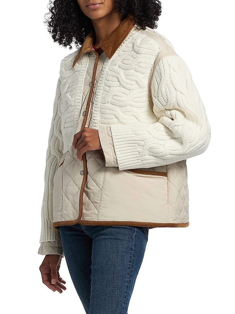 Ivy Mixed Media Jacket