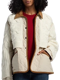 Ivy Mixed Media Jacket