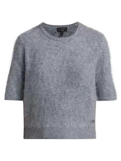 Jada Brushed Cashmere Crop Sweater