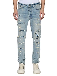 Neo-Nostalgia Van Winkle Scatter Skinny Jeans