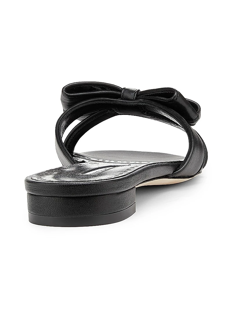 Cafredda Bow Leather Sandals