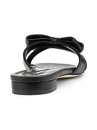 Cafredda Bow Leather Sandals