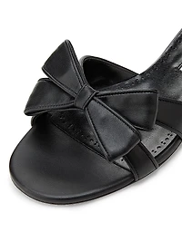 Cafredda Bow Leather Sandals
