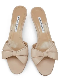 Cafredda Bow-Detailed Leather Sandals