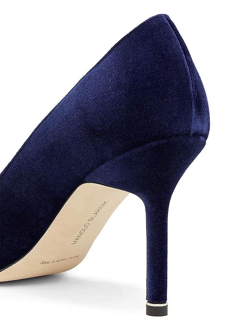Hangisi Crystal-Embellished Buckle Pumps