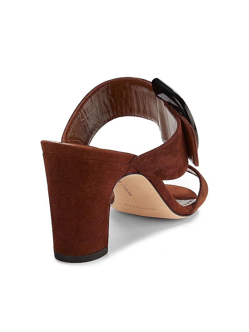 Betimusa Buckle-Detail Suede Sandals