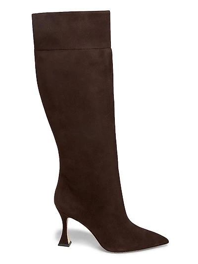 Miralonepla Suede Knee-High Boots