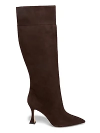 Miralonepla Suede Knee-High Boots