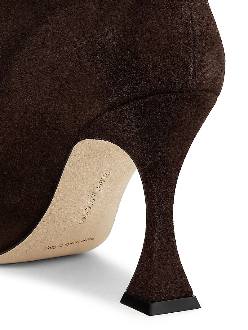 Miralonepla Suede Knee-High Boots