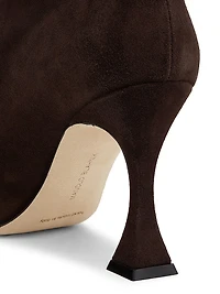 Miralonepla Suede Knee-High Boots
