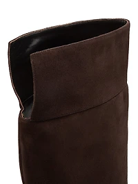 Miralonepla Suede Knee-High Boots
