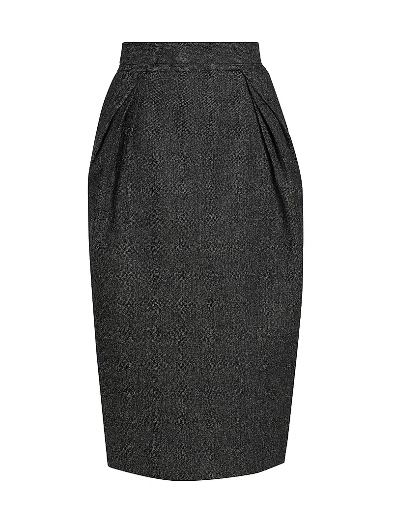 Wool Midi-Skirt