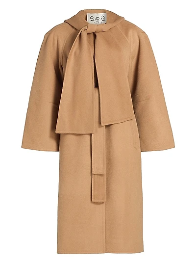 Astra Wool Removable Hood Coat