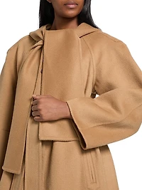 Astra Wool Removable Hood Coat