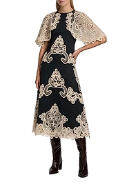 Medina Lace Midi-Dress