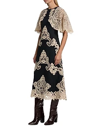 Medina Lace Midi-Dress