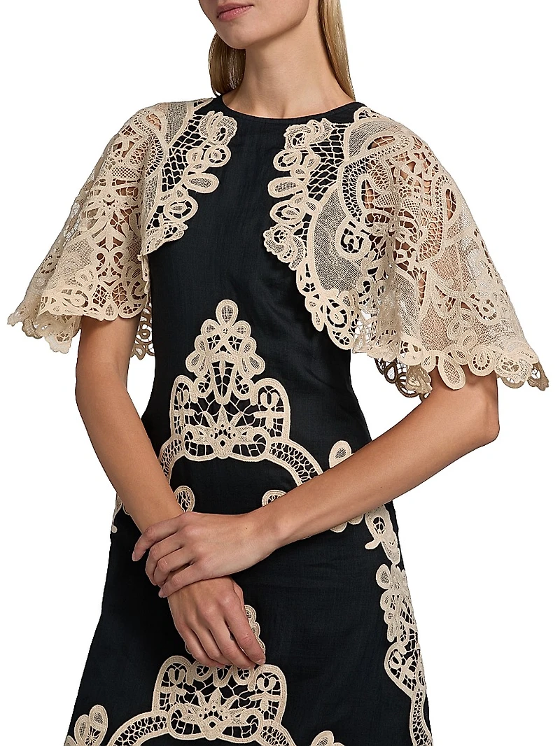 Medina Lace Midi-Dress