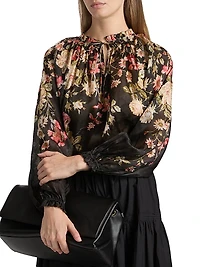 Jolie Floral-Print Top