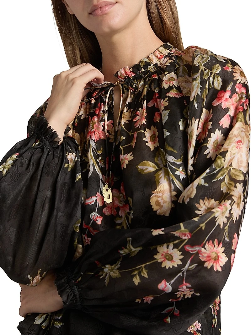 Jolie Floral-Print Top