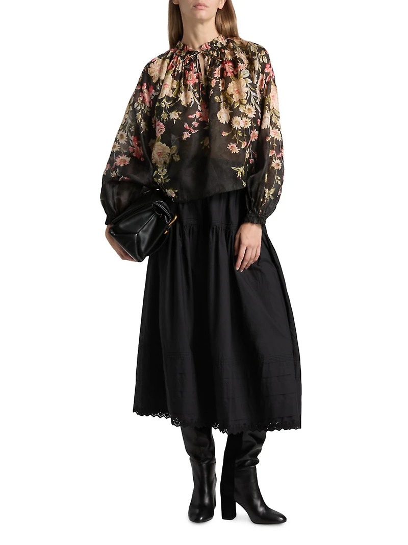 Jolie Floral-Print Top