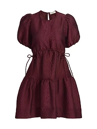 Fayetta Embossed Minidress