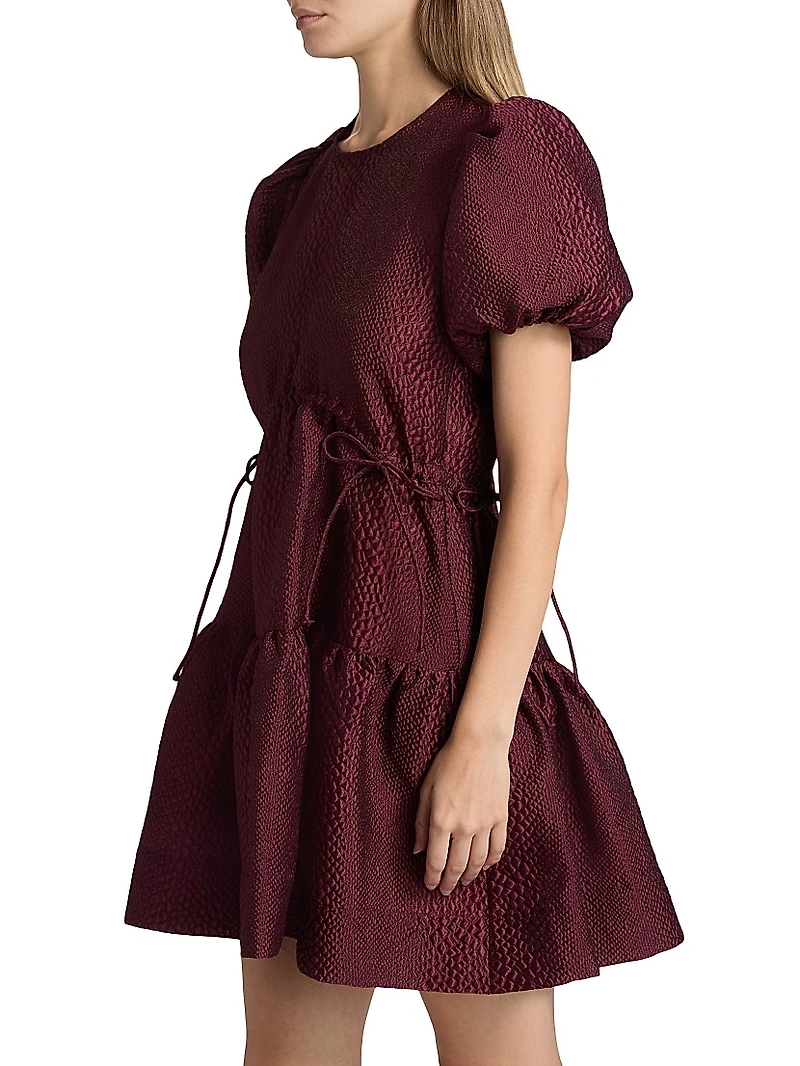 Fayetta Embossed Minidress
