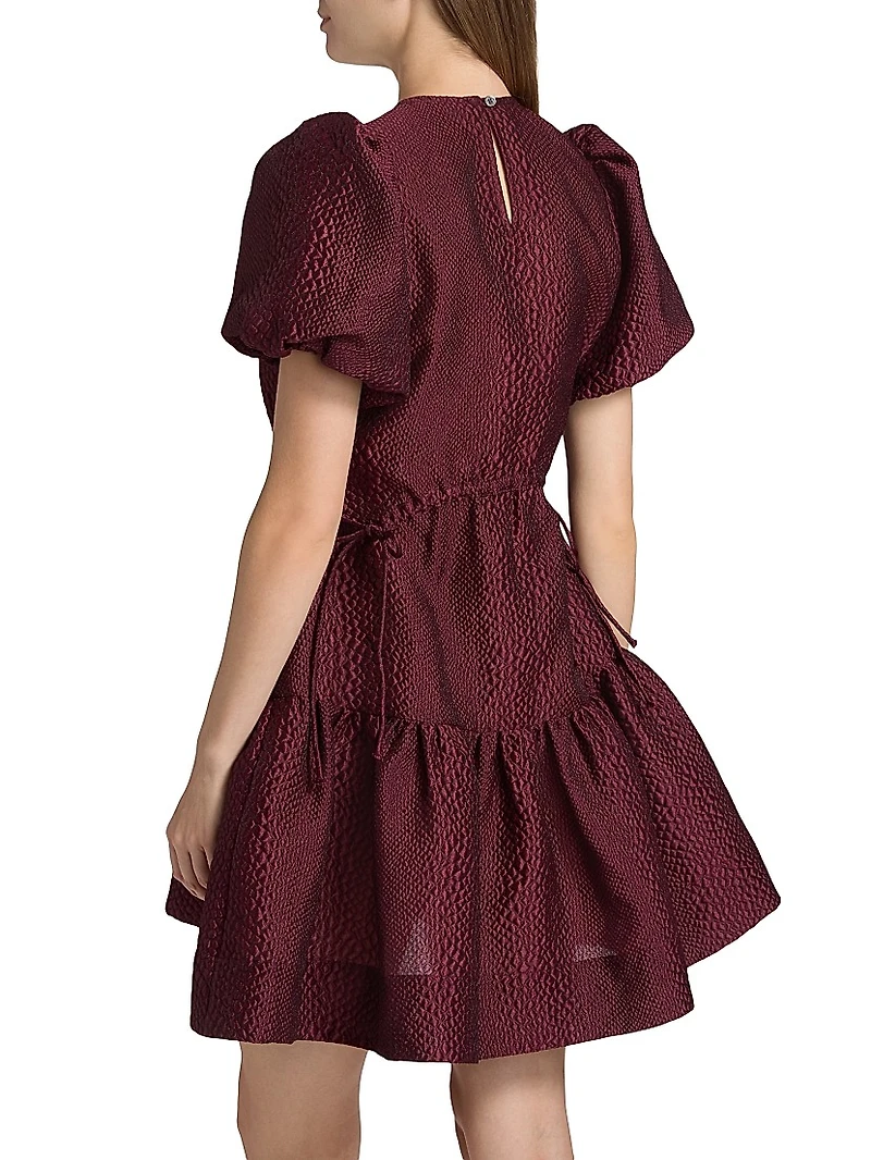 Fayetta Embossed Minidress