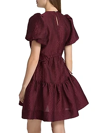 Fayetta Embossed Minidress